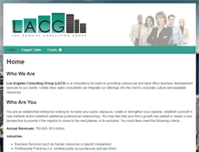 Tablet Screenshot of losangelesconsultinggroup.com